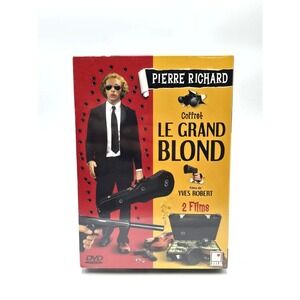 Pierre Richard Coffret – Le Grand Blond / Chaussure Noire DVDs French Movies NEW